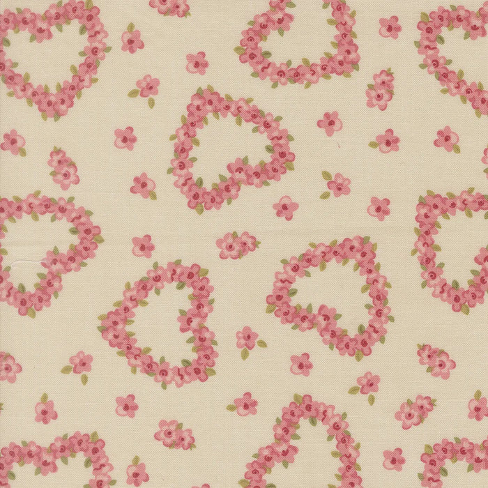 Je Taime Lace Flower Heart fabric 20994 11