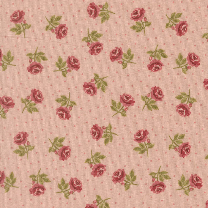 Je Taime Blush Roses are Red fabric 20995 12