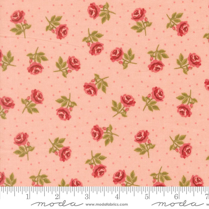 Je Taime Blush Roses are Red fabric 20995 12