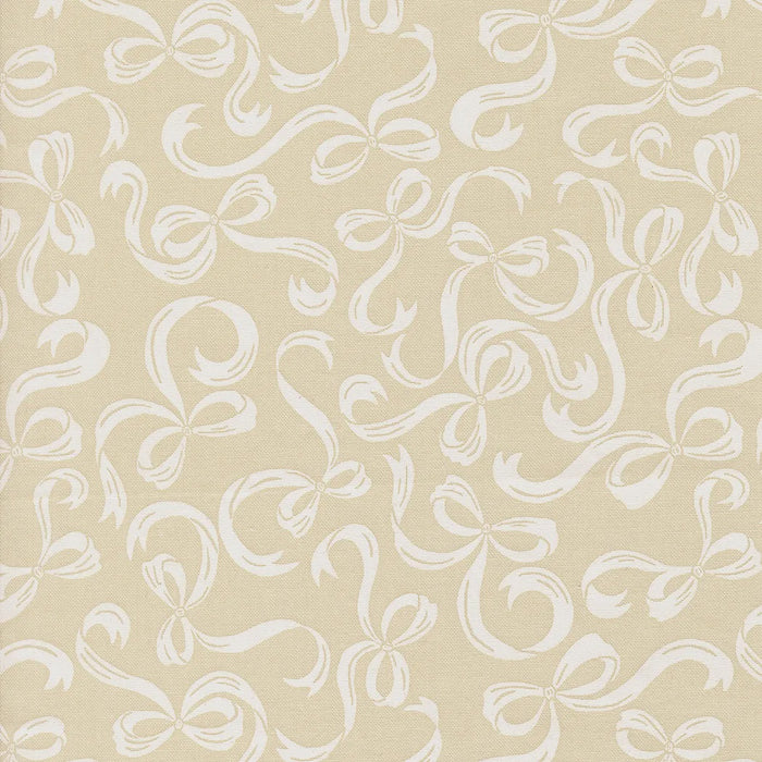 Je Taime Lace White Tie a Bow fabric 20996 21