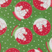 Snow Time Evergreen Snowglobe quilting cotton by Moda Fabrics - deep evergreen tossed snowglobe scenes print