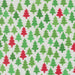 Snow Time Winter White Christmas Trees quilting cotton by Moda Fabrics - cream and white rows of Christmas trees print