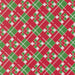 Snow Time Poinsettia Red Plaid quilting cotton by Moda Fabrics - poinsettia red woven-look plaid check print