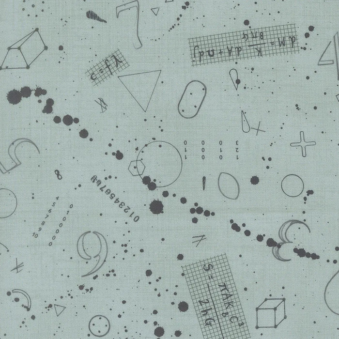 Data Black Holes Babbage quilting cotton fabric by Janet Clare for Moda