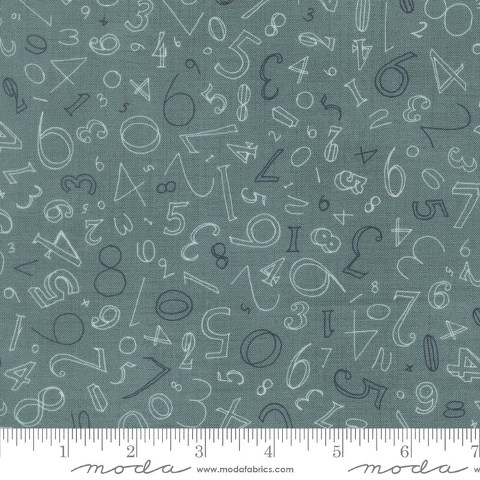 Data Numerals Turing quilting cotton fabric by Janet Clare for Moda – view 2