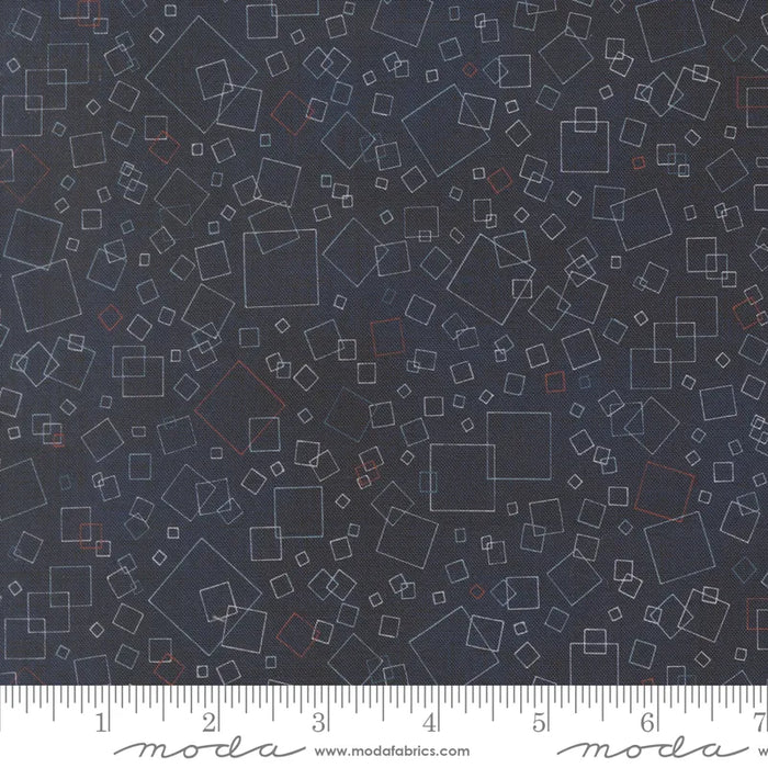 Data Squares Hawking quilting cotton fabric by Janet Clare for Moda – view 2