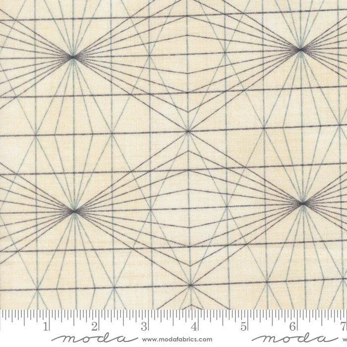 Data String Theory Lovelace quilting cotton fabric by Janet Clare for Moda – view 2