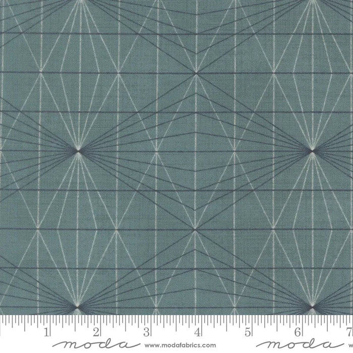 Data String Theory Turing quilting cotton fabric by Janet Clare for Moda – view 2