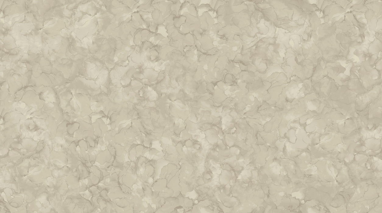 Mirage Taupe tonal quilting cotton fabric by Deborah Edwards for Northcott — warm neutral taupe watercolor print
