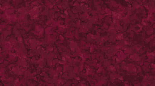 Mirage Sangria tonal quilting cotton fabric by Deborah Edwards for Northcott — deep wine red watercolor print