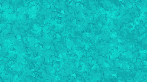 Mirage Bermuda tonal quilting cotton fabric by Deborah Edwards for Northcott — tropical teal green watercolor print