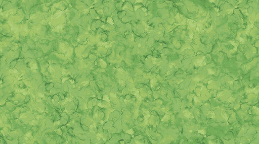 Mirage Green Apple tonal quilting cotton fabric by Deborah Edwards for Northcott — fresh bright green watercolor print