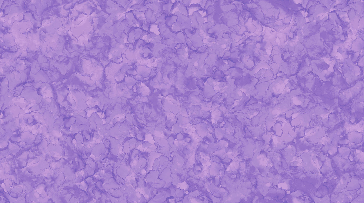 Mirage Lavender tonal quilting cotton fabric by Deborah Edwards for Northcott — medium purple watercolor print