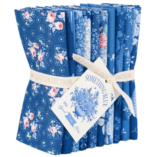 Tilda Something Blue Fat Quarter Bundle Dark