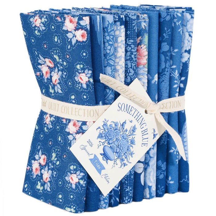 Tilda Something Blue Fat Quarter Bundle Dark