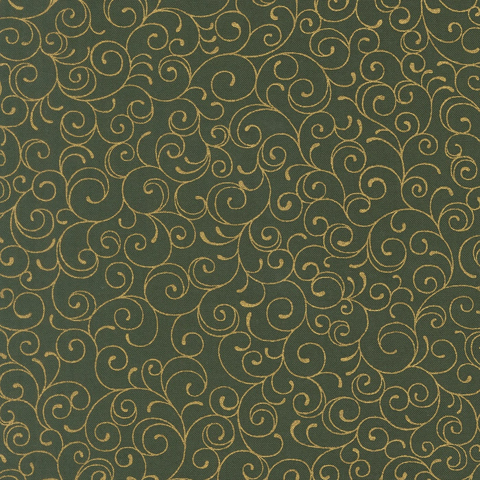 Merry Manor 2025 Evergreen fabric 33865 13M