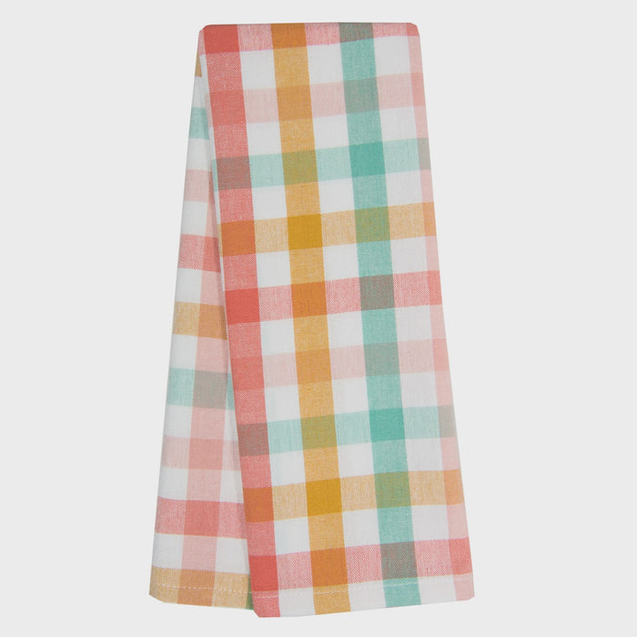 Pastel Checkered Tea Towel