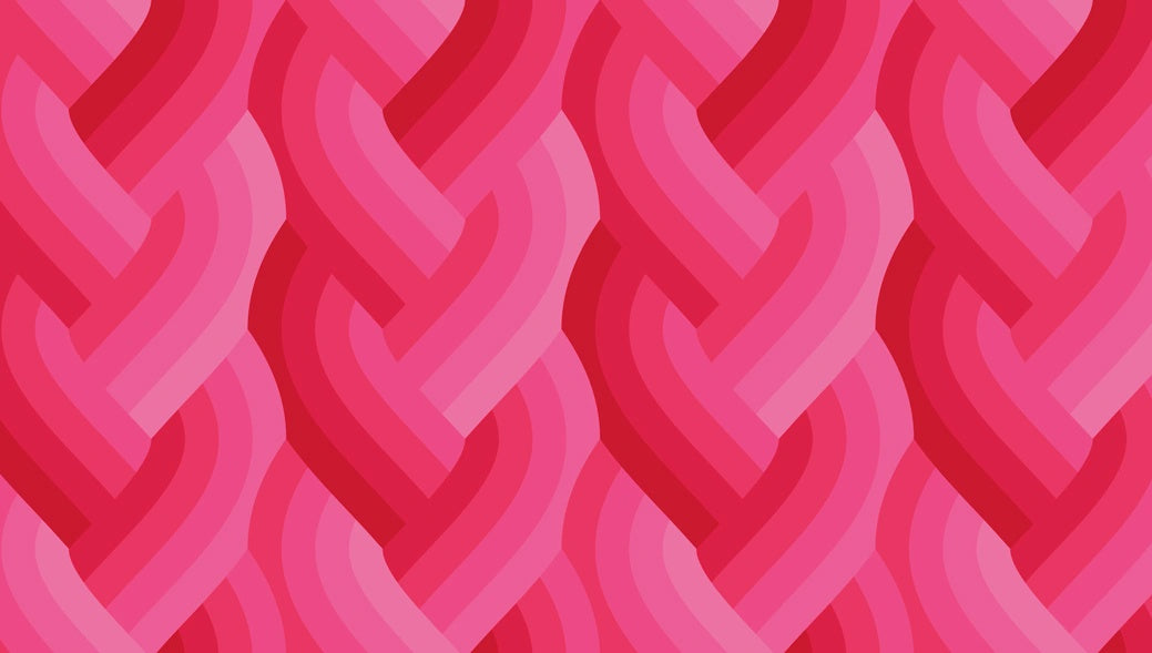 Echo Braid Dark Pink fabric 42380 28