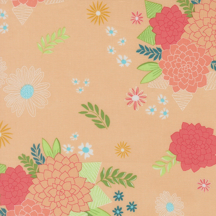 Honeyed Horizon Sweet Pastel quilting cotton fabric by Keri Anguiano 47010 12
