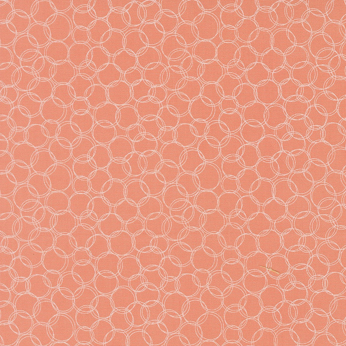 Honeyed Horizon Guava quilting cotton fabric by Keri Anguiano 47017 15