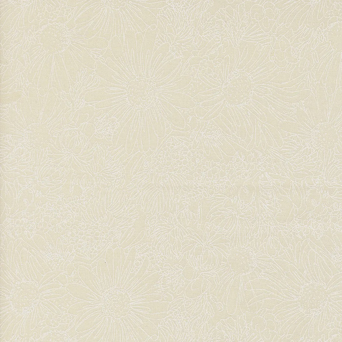 Ladybug Whimsy Pen Ink Eggshell Cream fabric 48444 21