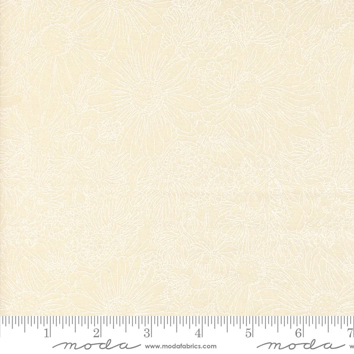 Ladybug Whimsy Pen Ink Eggshell Cream fabric 48444 21