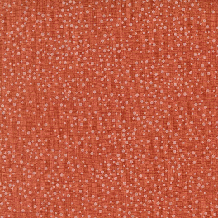 Coven Dotty Thatched Tangerine fabric