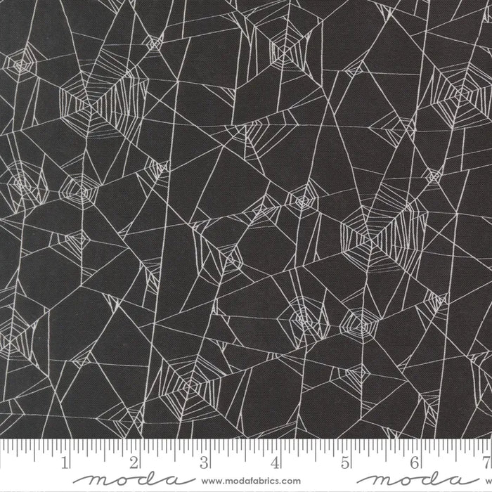 Coven Spider Web Onyx fabric