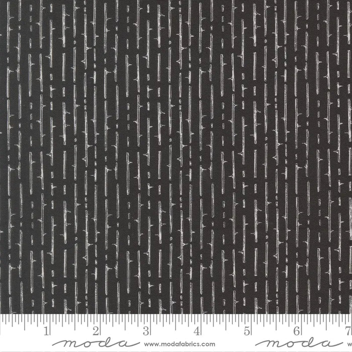 Coven Thorny Stripes Onyx fabric