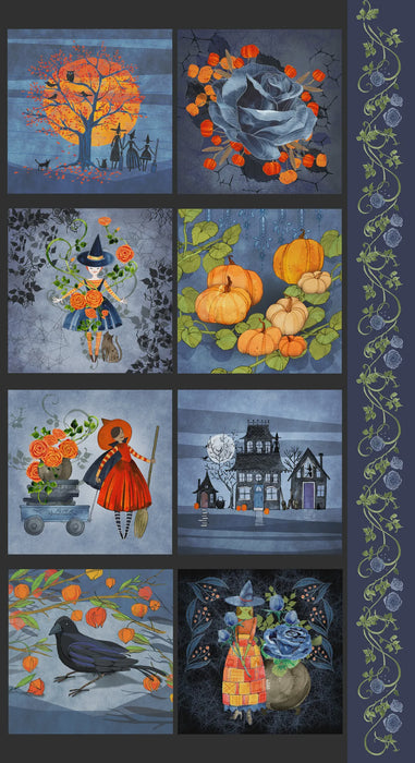 Coven Vine Panel Multi fabric