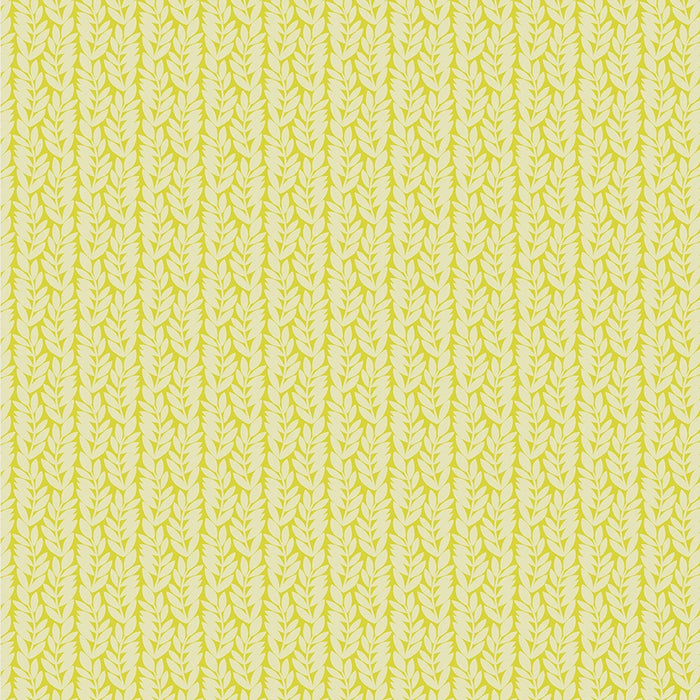 Foliage Citrus quilting cotton fabric by Sally Kelly