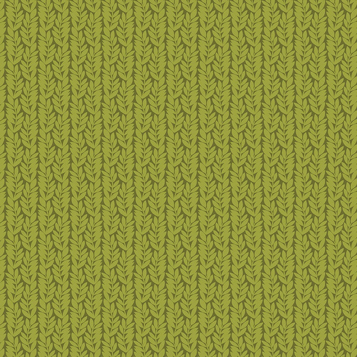 Foliage Olive quilting cotton fabric by Sally Kelly