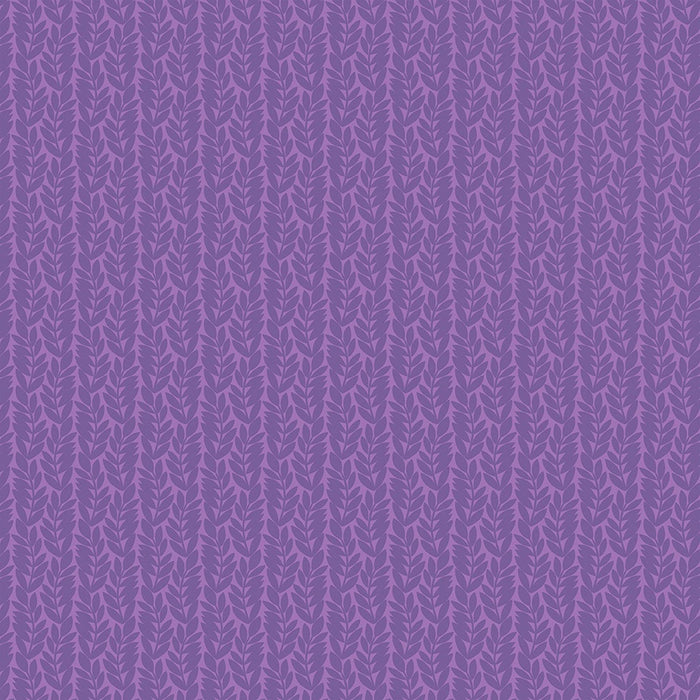 Foliage Wisteria quilting cotton fabric by Sally Kelly