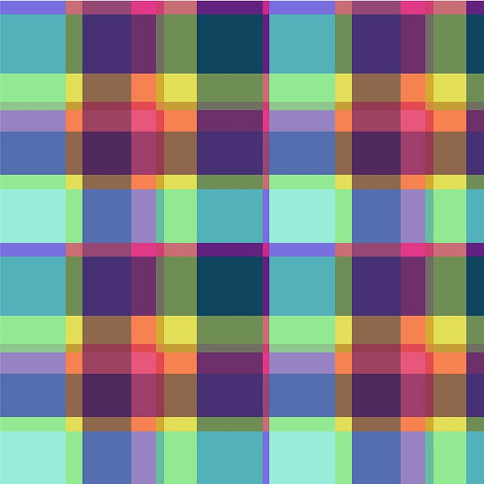 Canvas & Co. Summer Plaid Multi-colored fabric