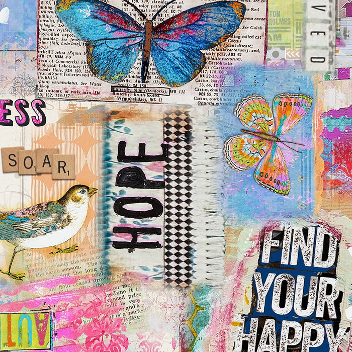 Canvas & Co. Find Your Happy Multi-colored fabric