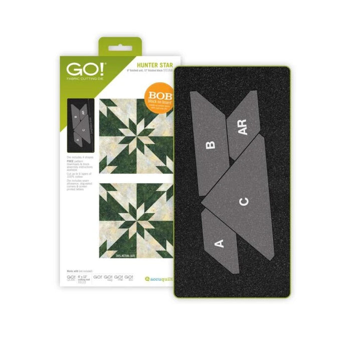 AccuQuilt GO! Hunter’s Star 6” Finished