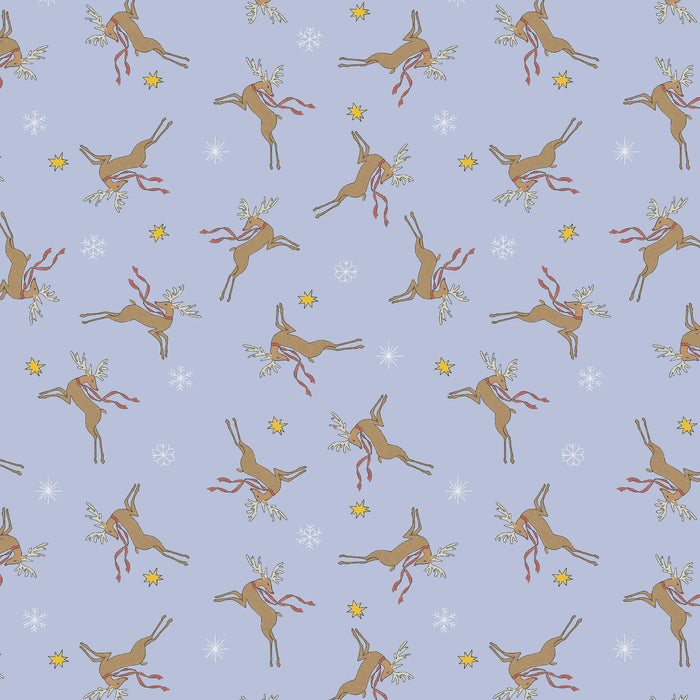 Jolly Collage Oh Deer Frost fabric