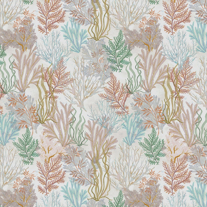 Deep Blue Garden Reef Foam fabric