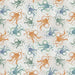 Deep Blue Octopodes Foam fabric