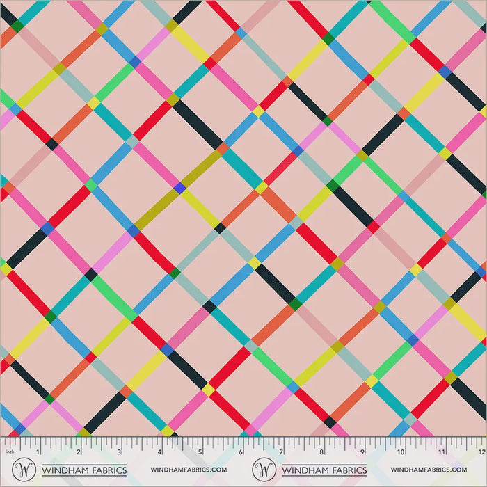 Happy Place Crossing Blush Cotton fabric