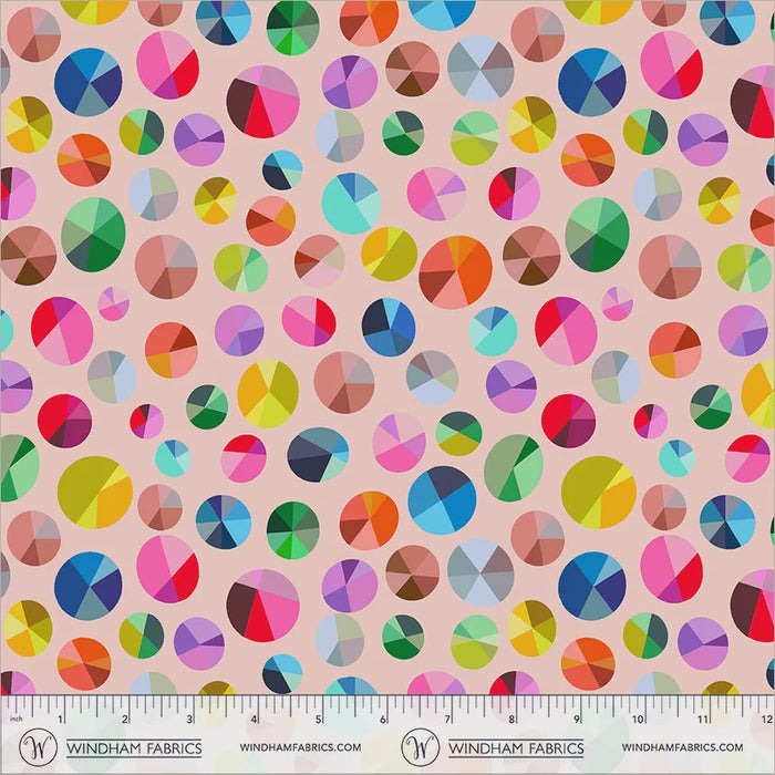 Happy Place Freewheel Blush Cotton fabric