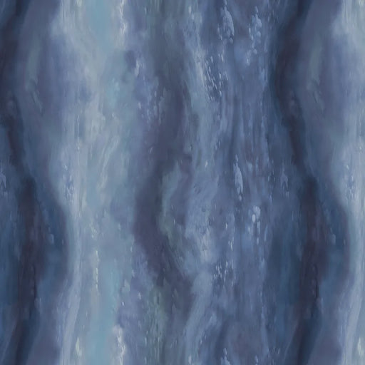 Undercurrent Marine cotton fabric by Whistler Studios