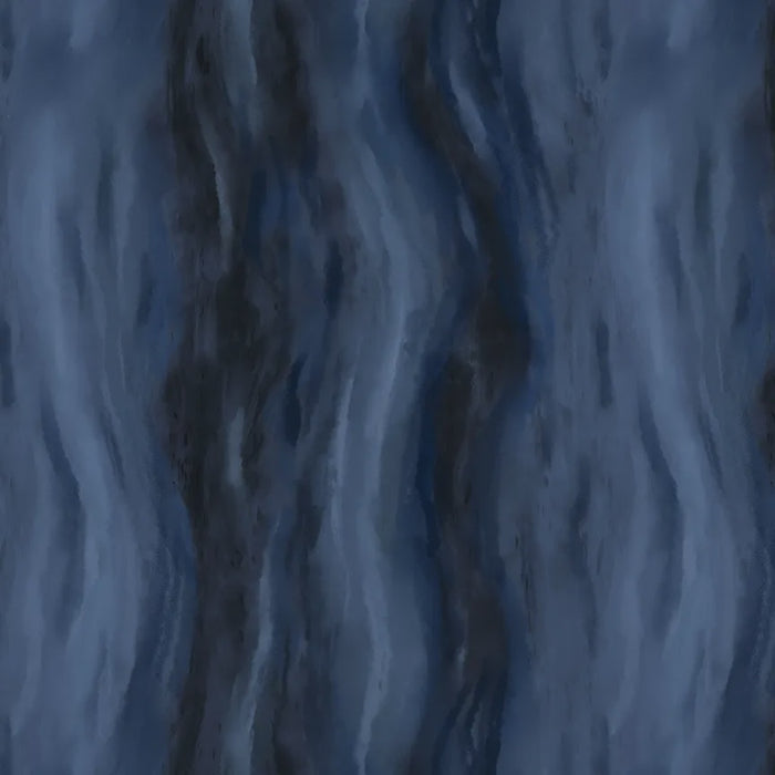 Undercurrent Indigo cotton fabric by Whistler Studios