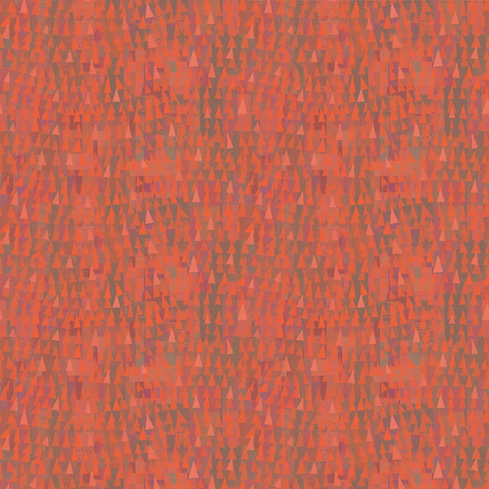 Mirage Fragments Scarlet Cotton fabric