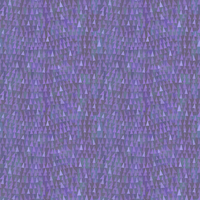 Mirage Fragments Violet Cotton fabric