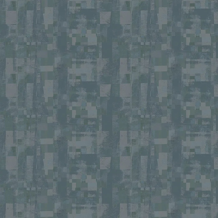 Mirage Reflection Dark Slate Cotton fabric