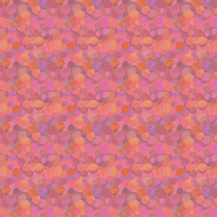 Mirage Glare Hot Pink Cotton fabric
