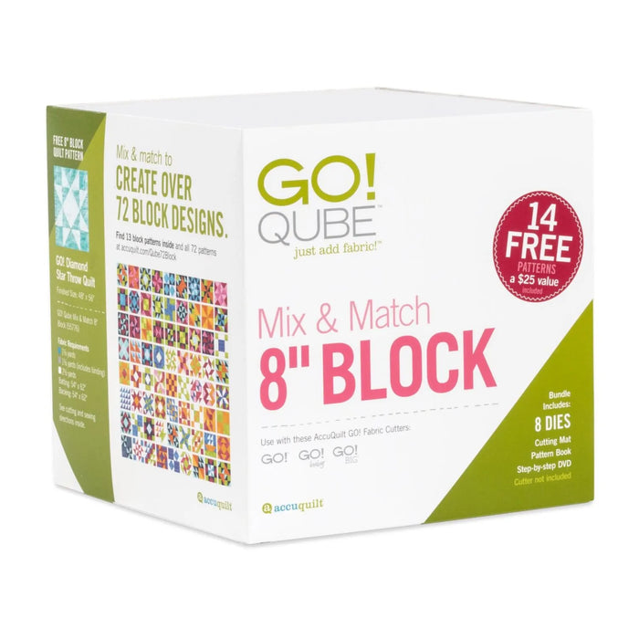 AccuQuilt GO! Qube® Mix & Match 8” Block