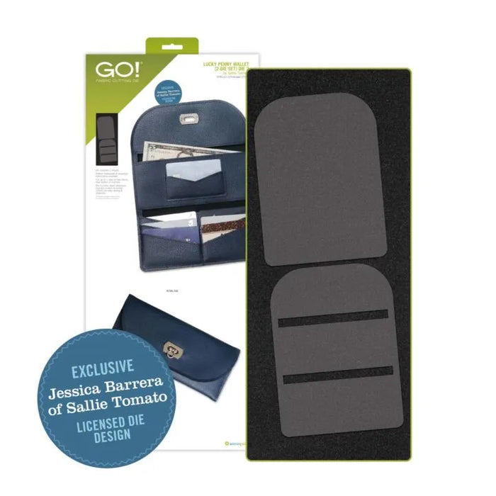 AccuQuilt GO! Lucky Penny Wallet (2-Die Set) by Sallie Tomato