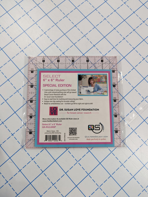 Quilters Select 6x6 ruler Special Edition